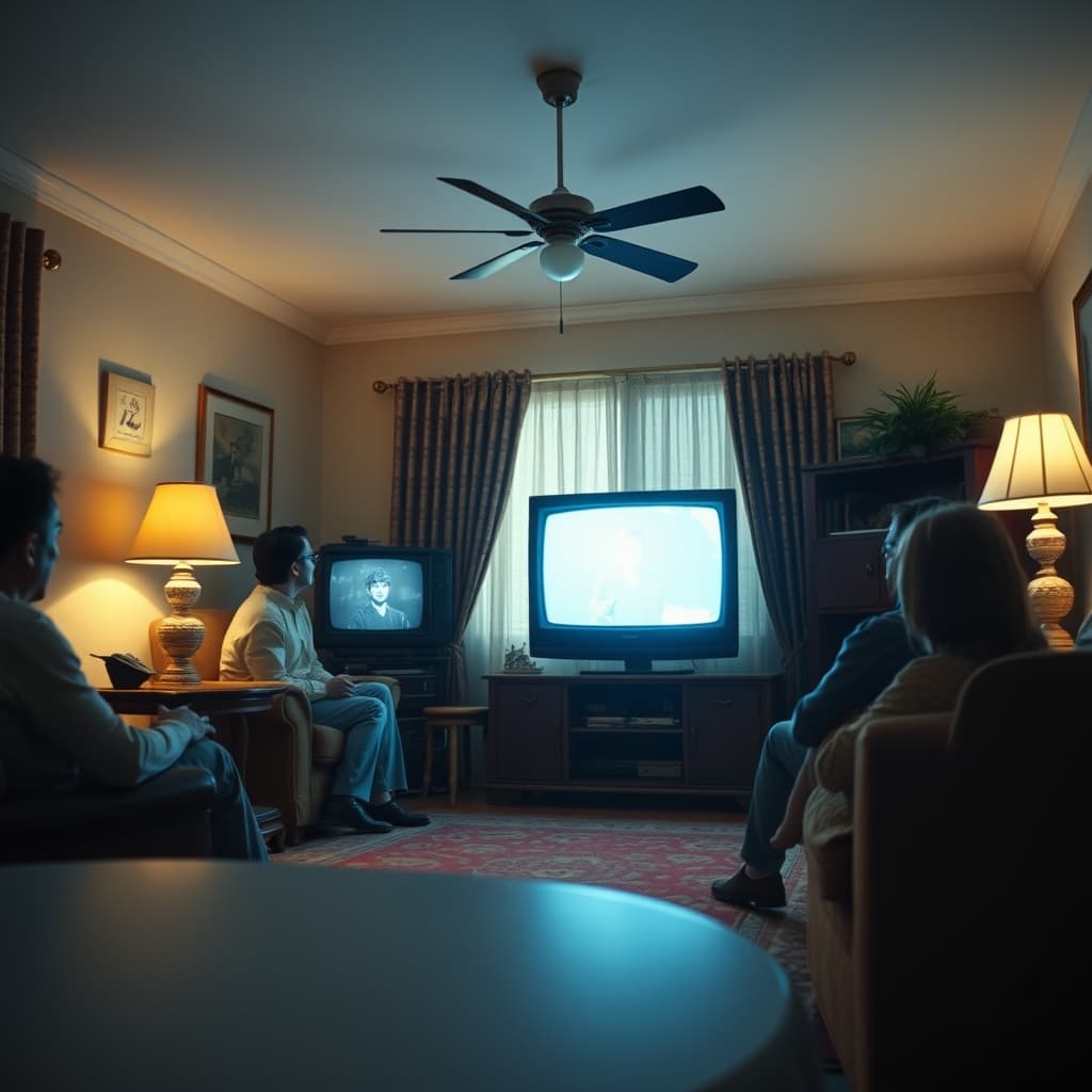 analog-tv-antenna-evening-family-ritual