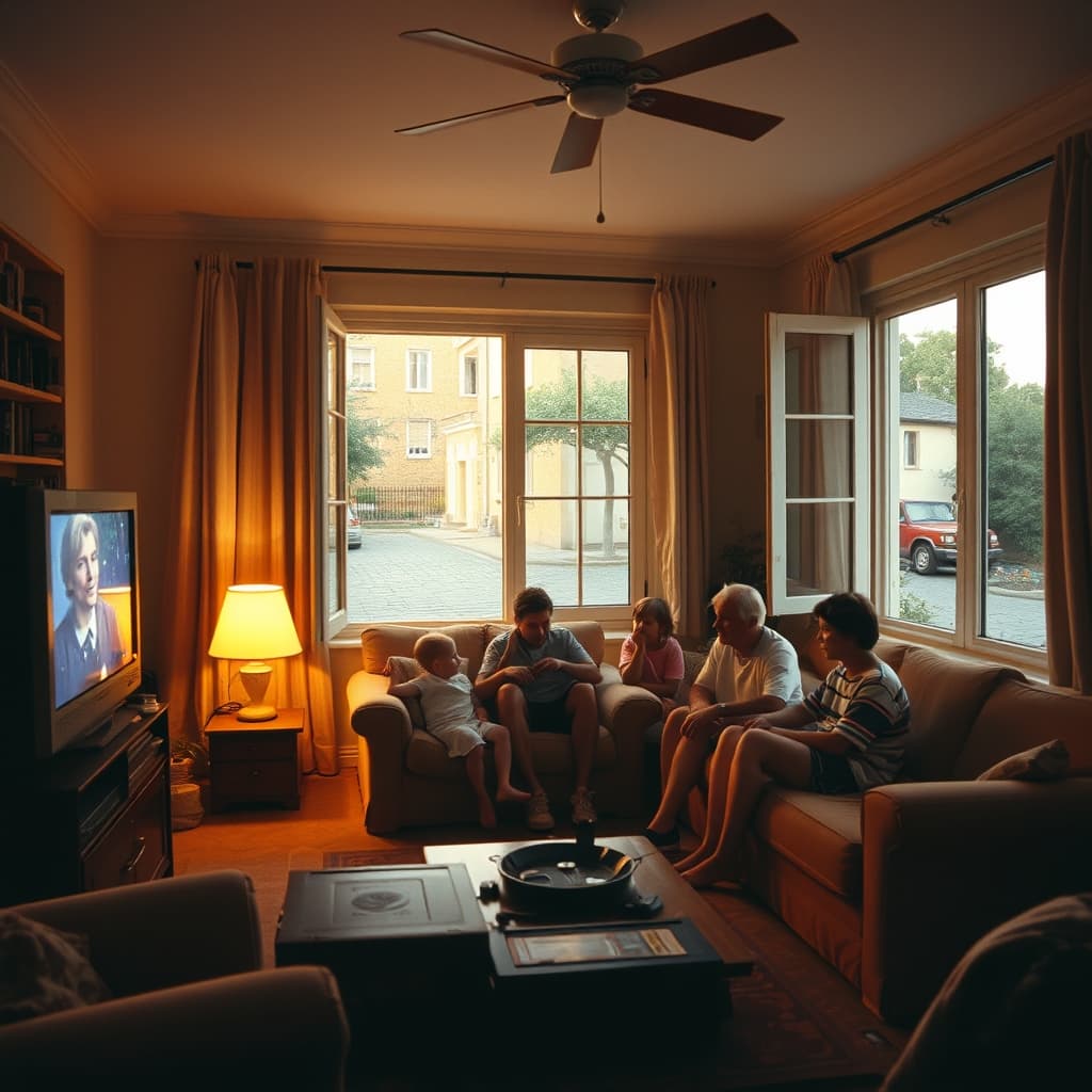 Why Using a Video Player in the Quiet Excitement of Families Gathered in the Living Room Was a Ceremony in Itself, Blending into a Silent Summer Evening Along the Stone Pavements