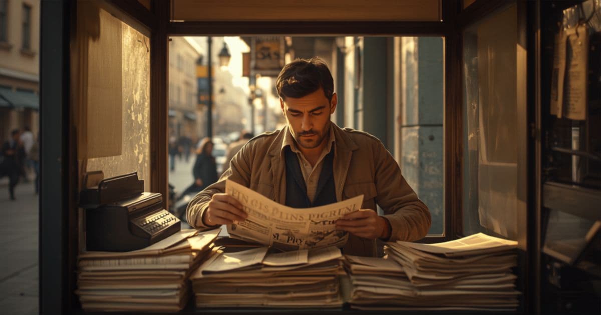 Newspaper Vendors And The Morning News