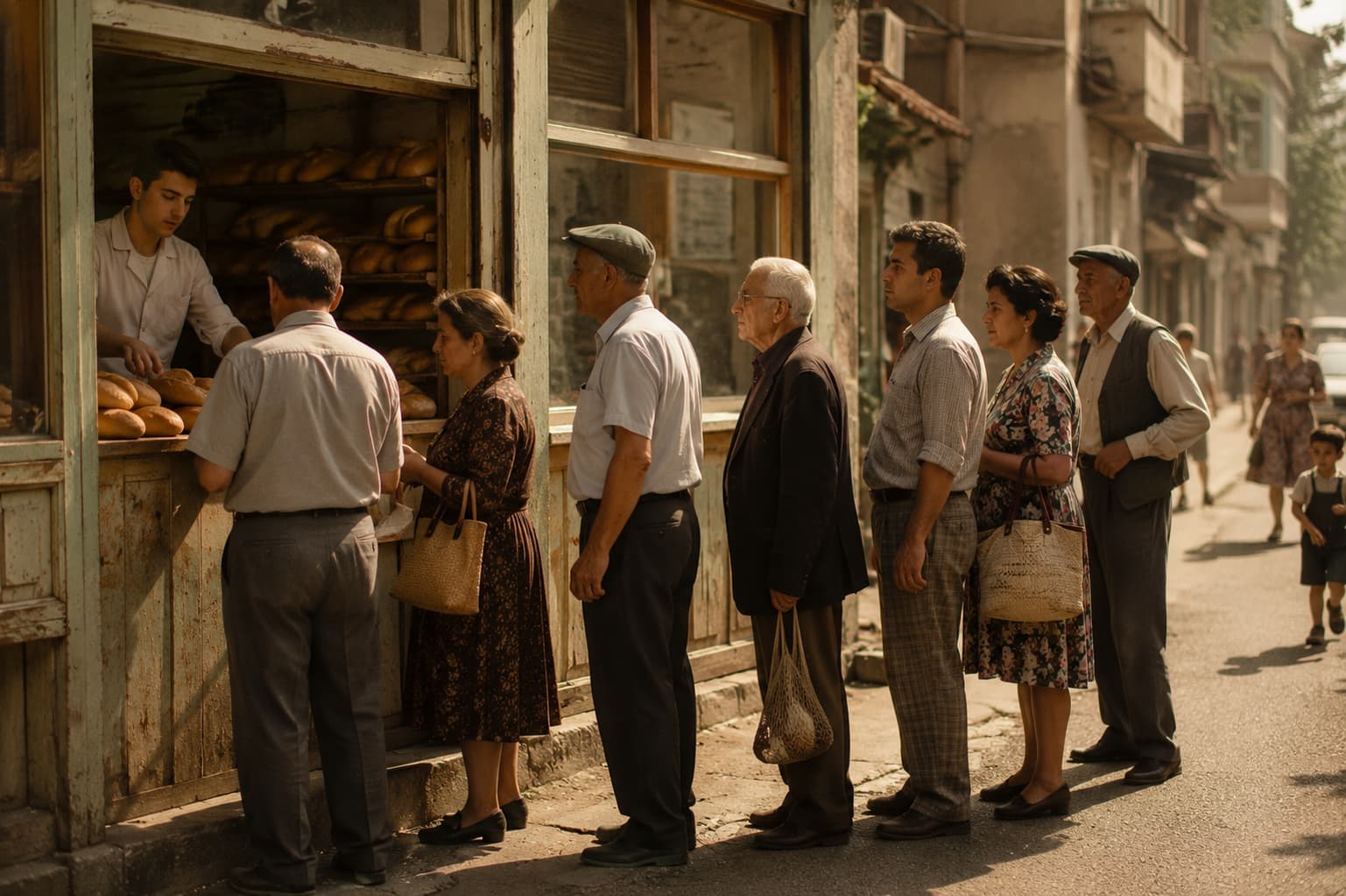 The Neighbourhood Bakery Queue