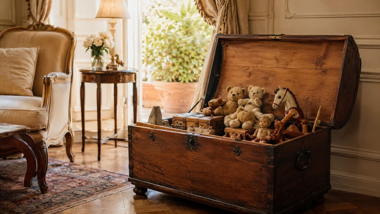 Wooden Toy Chests And Salon Displays