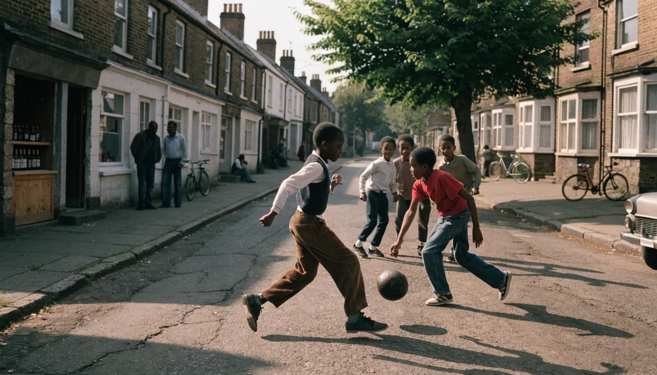 Neighbourhood Football And School-Day Arguments