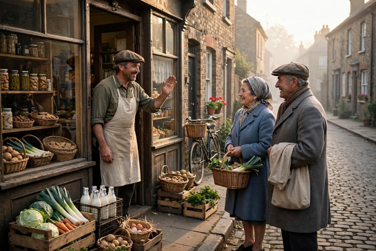 Mornings Opened By Shopkeeper Greetings