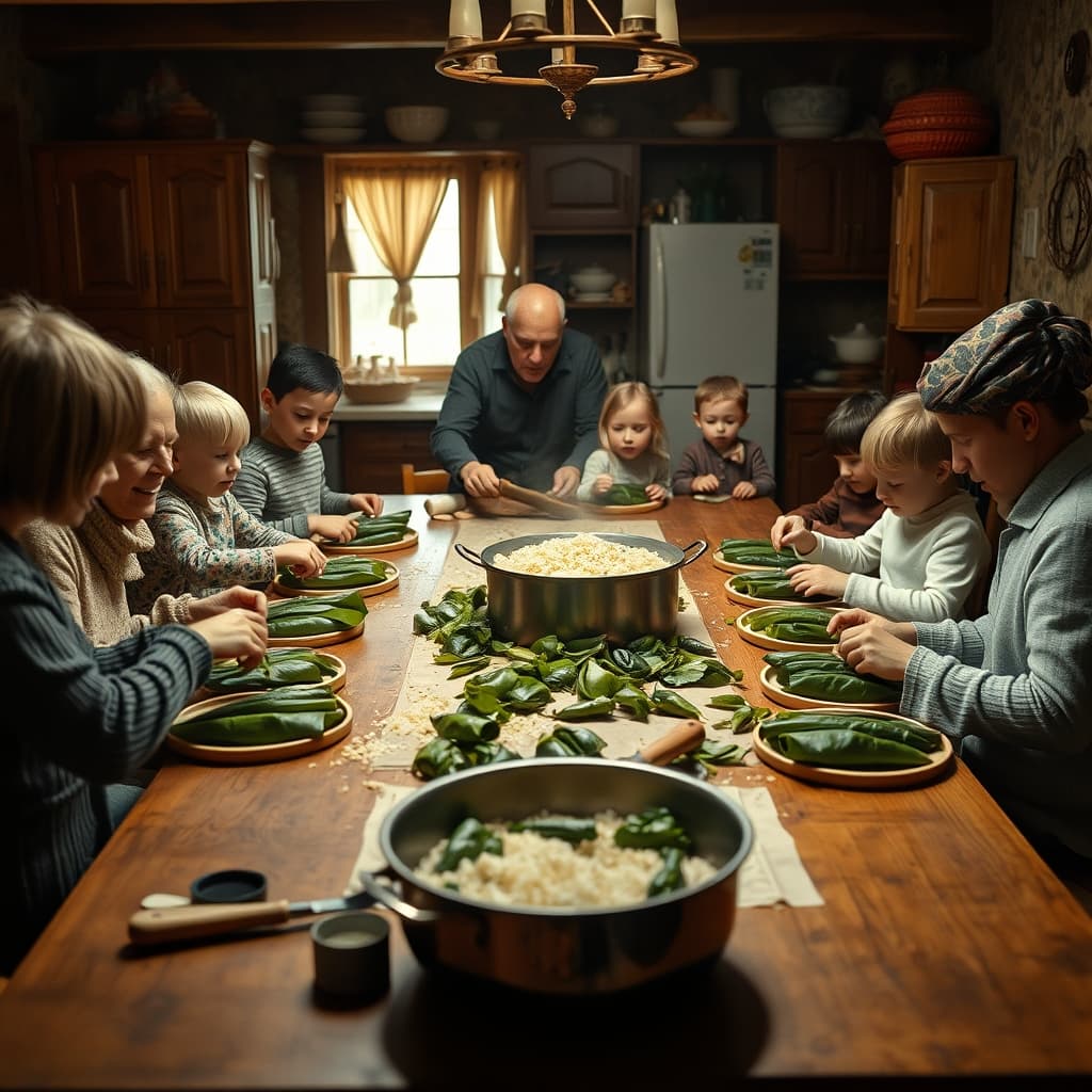 Holiday Grape-Leaf Rolls and the Unforgotten Taste of Crowded Family Tables: Why Does It Still Recall Childhood at the First Bite?