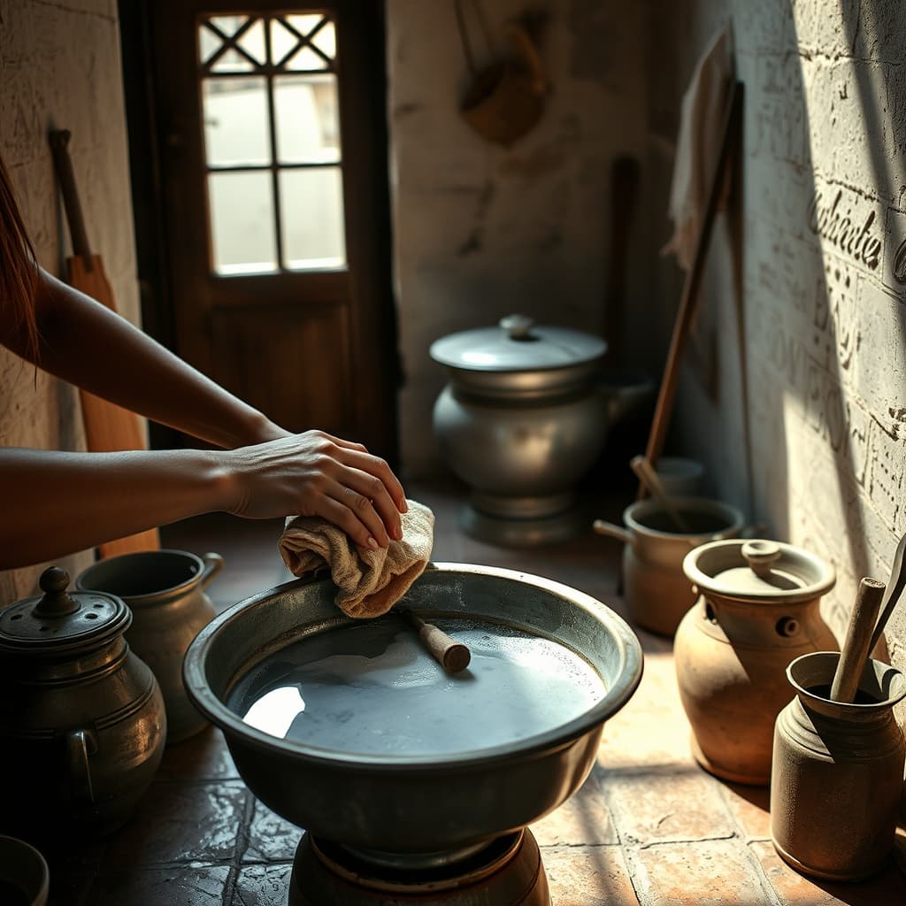 zinc-basin-holiday-cleaning-craft-memory