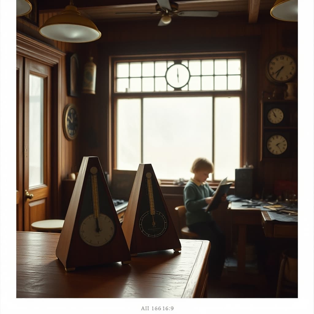Hours Spent Beside a Mechanical Metronome: It Explains Why It Found a Second Life in the Hands of Repairers While Leaning Against Neighbors’ Windows and Tapping Winter’s Fogged Glass as It Passed