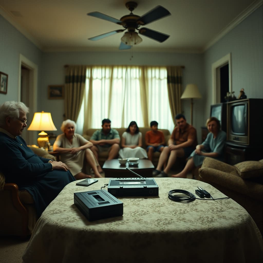 tape-recorder-grandmother-house-ceremony