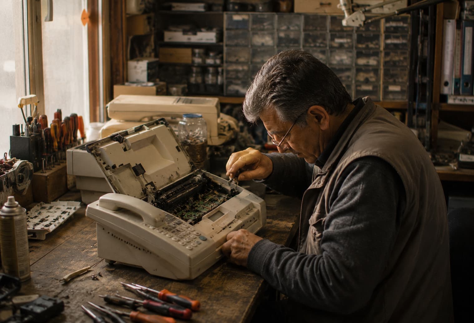 Fax Machines And Repair Shop Second Lives