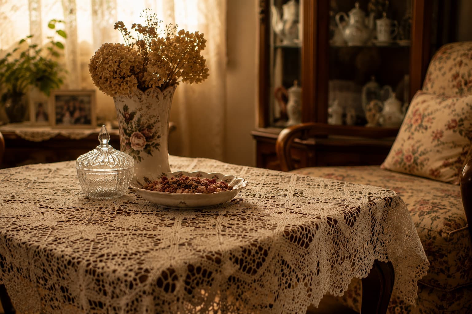 Lace Covers And The Memory Of Collectors