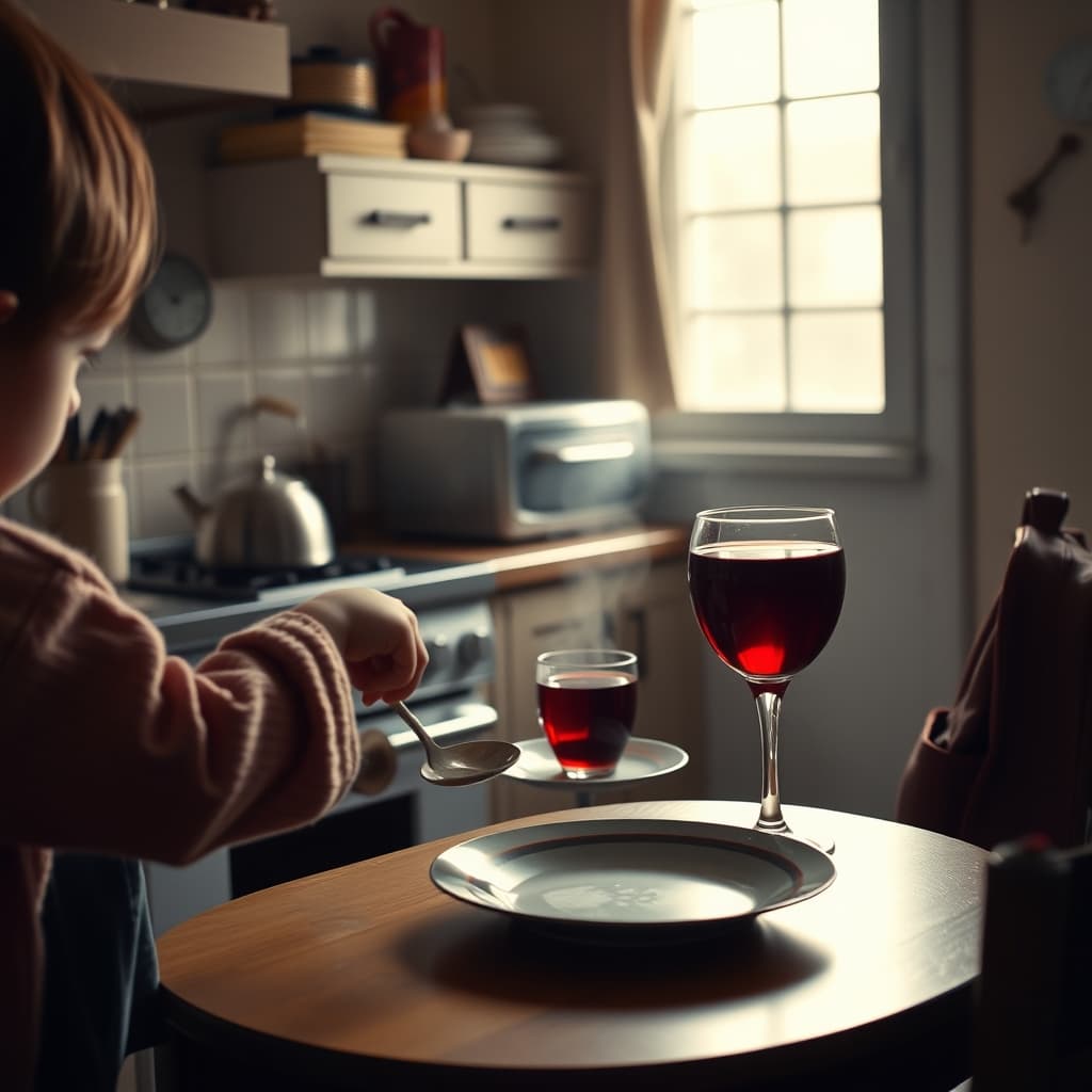 Rabbit-Blood Tea Spreading from the Teapot, Remembered with the First Spoon Reaching for the Plate After School: How Does It Describe the Character of the Home Kitchen?