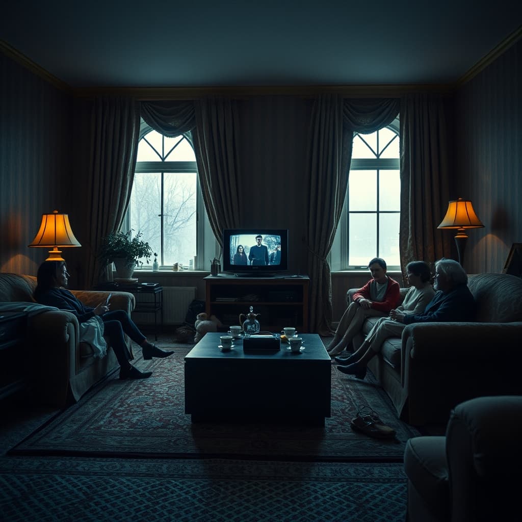 Why Using a Video Player with the Quiet Excitement of Families Gathered in the Living Room Was a Ceremony in Itself, Passing Along Stone Pavements and Striking Winter's Fogged Glass