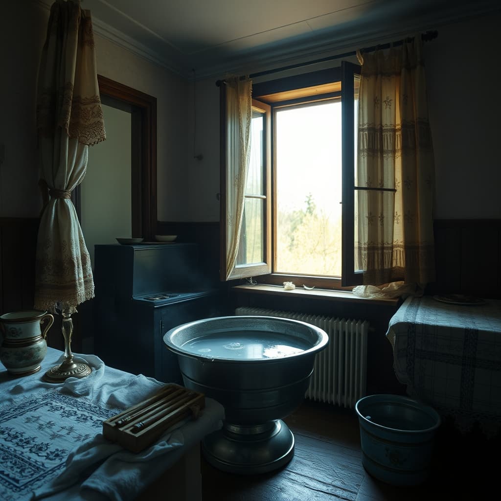 the Zinc Basin and Its Face Shining Again During Holiday Cleaning: How It Shaped the Rituals of Home Life